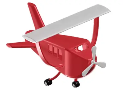 Mini Aircraft Toy 3D model