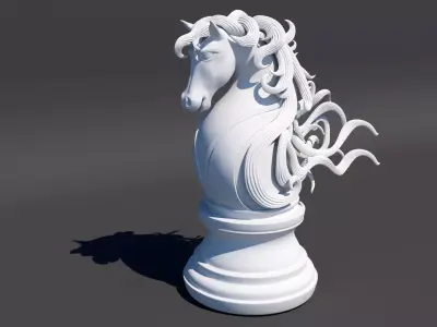 Horse 3D print model 17
