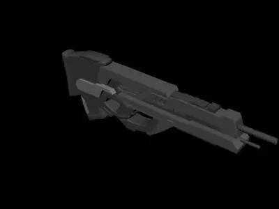 scifi gun Free 3D model