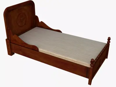 Old Bed 3D model