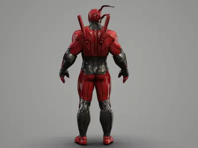 Daredevil Armor Scifi suit 3d model print  3D model