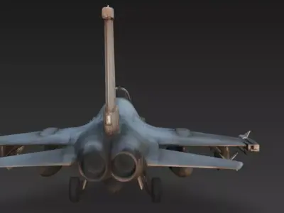 F-16 Fighting Falcon Ultra Realistic 3D Model Low-poly 3D model