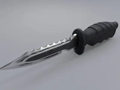 Hunting Knife 3D Model Free 3D model