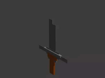 A simple sword - low poly Free 3D model