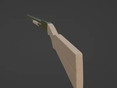 3D SHOTGUN MODEL Low-poly 3D model purchase