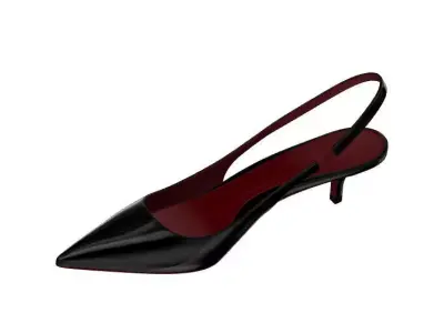 high heels Low-poly 3D model