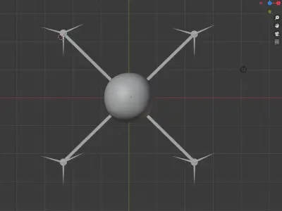 quadcopter drone 3D model purchase