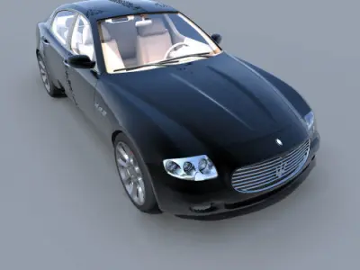 Maserati Quattroporte Free 3D model