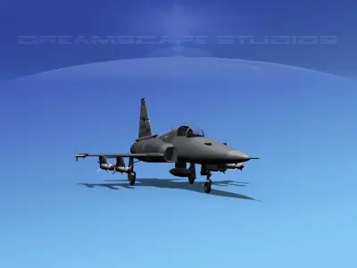 Northrop F-20 Tigershark V09 3D model