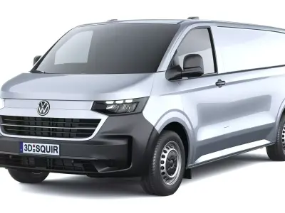 Volkswagen Transporter T7 Van LWB 2025 3D model