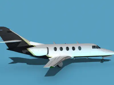 Dassault Falcon 20 V08 3D model