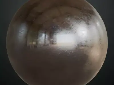 Industrial Scratched Metal Surface PBR Seamless Texture
