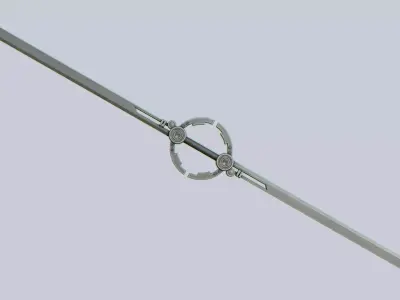 Twinblade Low-poly 3D model get