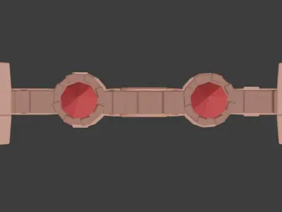 Lowpoly Castle Model Low-poly 3D model