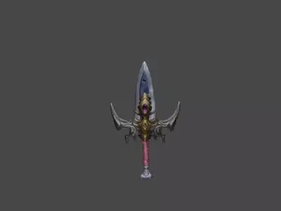 Zeloeman Sword A 34 Low-poly 3D model
