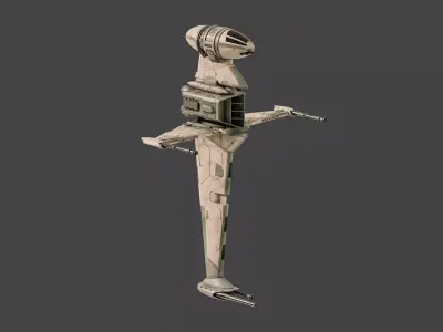 B-wing Starfighter - Star Wars 3D model