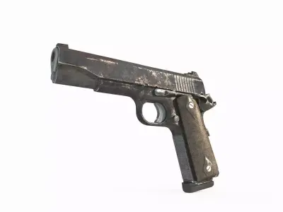 Modern weapons handguns 3D model purchase
