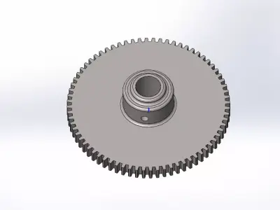 Simple Gear Free 3D model