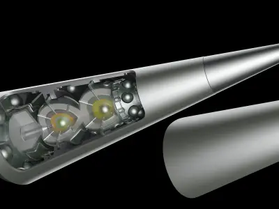 Thermonuclear Warhead Low-poly 3D model