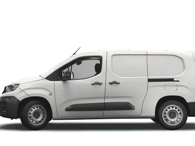 Peugeot Partner UK-spec Professional Crew Van 2020 3D model