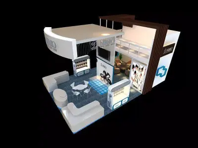 Exhibition - Area -6X9-3DMAX2012-010 3D model