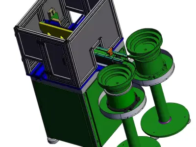 Fully Automatic Feeding Insert Machine  3D model