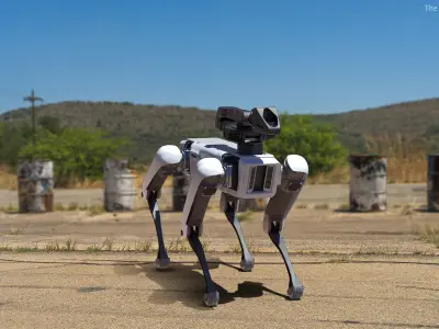 Dog Robot Generic Rigged for Blender 3D model