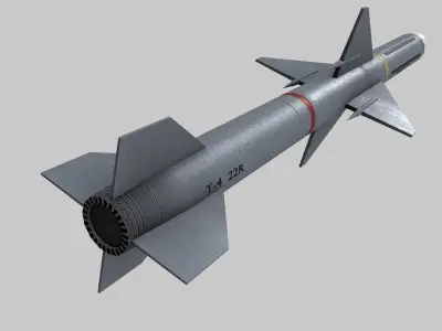 missile 1 Free low-poly 3D model