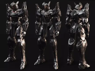 Mordred Free low-poly 3D model