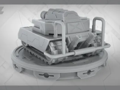 TANK ER-BOT 21 3D print model