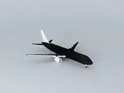 Template - Boeing 767-300ER Free 3D model
