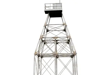 Molasses Reef Lighthouse 3D model