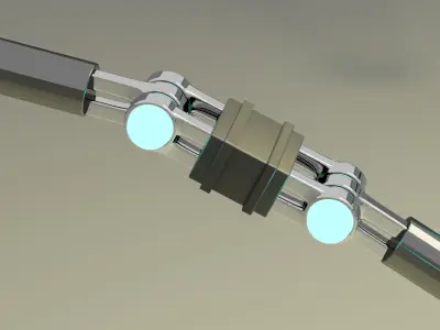 Sci-Fi Spider Robot 3D model