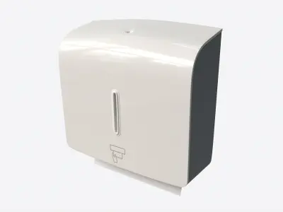 Bathroom Tissue Dispenser Wall-Mounted 3D model