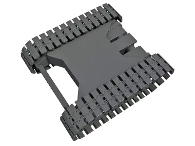 Tank Track 3D model