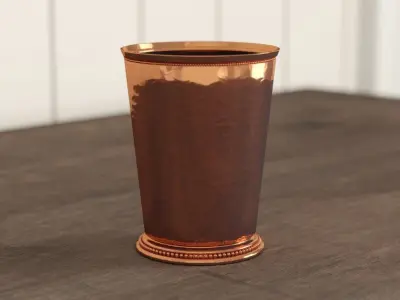 Copper Mint Julep Cup 3D model
