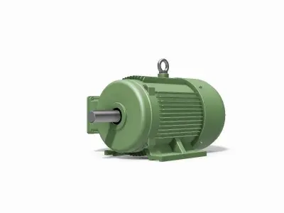 160M B3 Left IEC electric motor - 3D CAD model 3D model