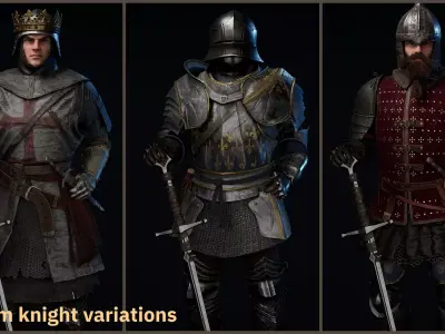 Knight Armor Collection -  mega pack