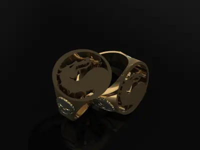 ring mortal kombat 3D print model