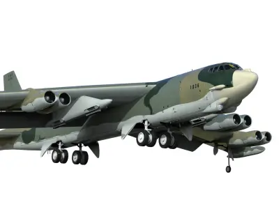Boeing B-52H Stratofortress 3D model buy