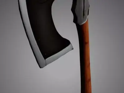 Retro Axe 3D model