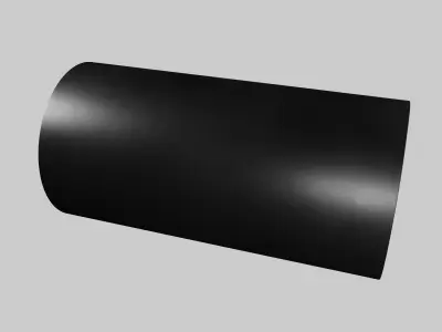 Technical HDPE pipes highpoly 3D model