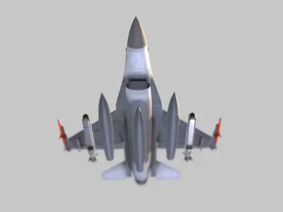 F-16 fighting falcon 3D model shop