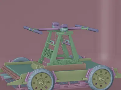 vintage railcar 3D model