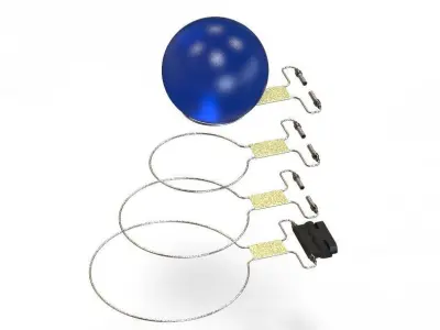 Gym Ball Mount 3D print model