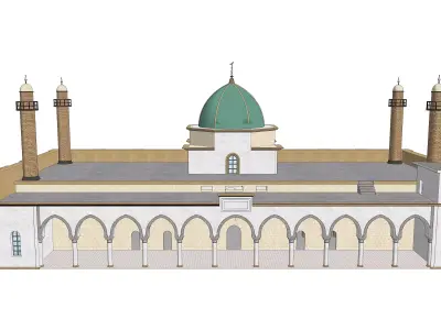 Al Nuri Great Mosque Reconstruction 3D model