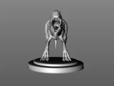 trex statue 3D model