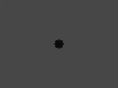 Low poly Bullet Game Ready wooden spike Free low-poly 3D model