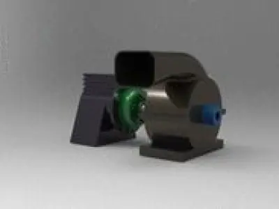 Blower Assembly Free 3D model