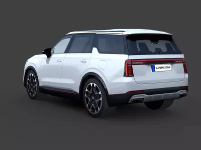 Generic Premium SUV Low-poly 3D model